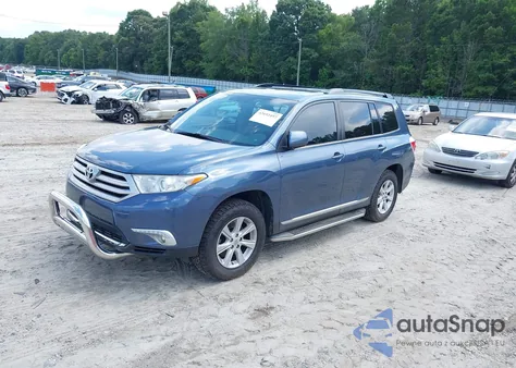 2013 Toyota Highlander Se V6 from USA, damaged, VIN 5TDBK3EH3DS275447